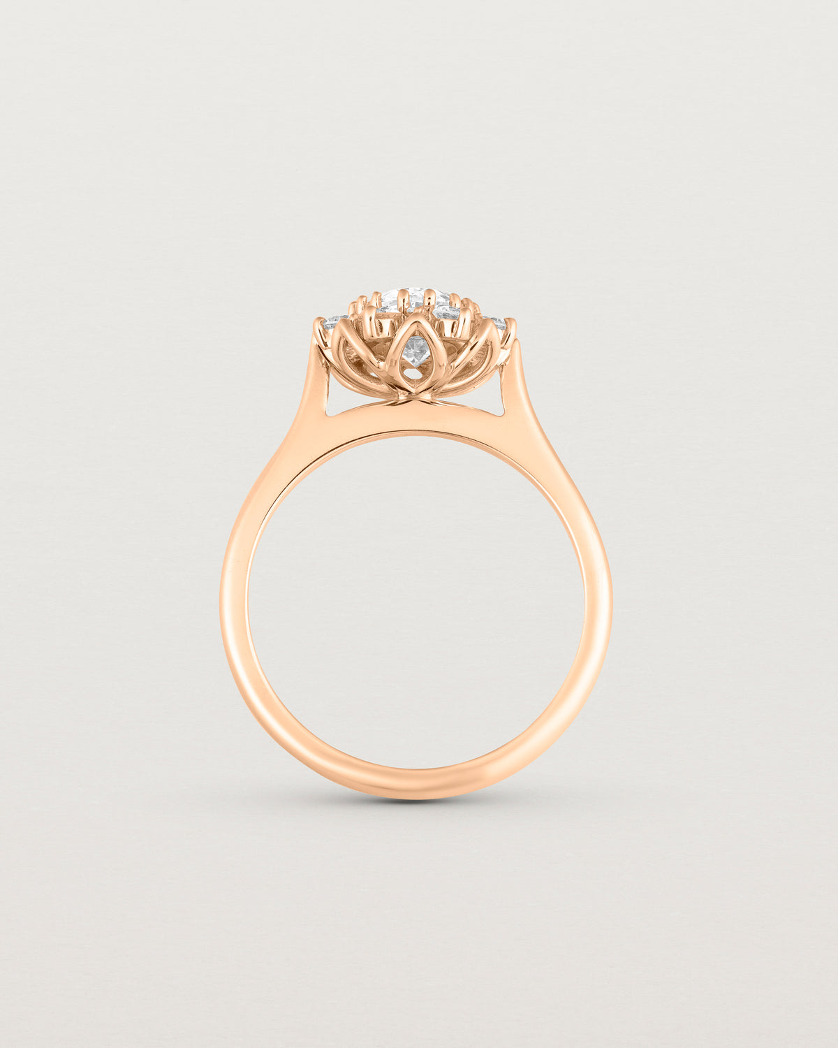 Eirene Halo Ring | Laboratory Grown Diamond & Birthstone