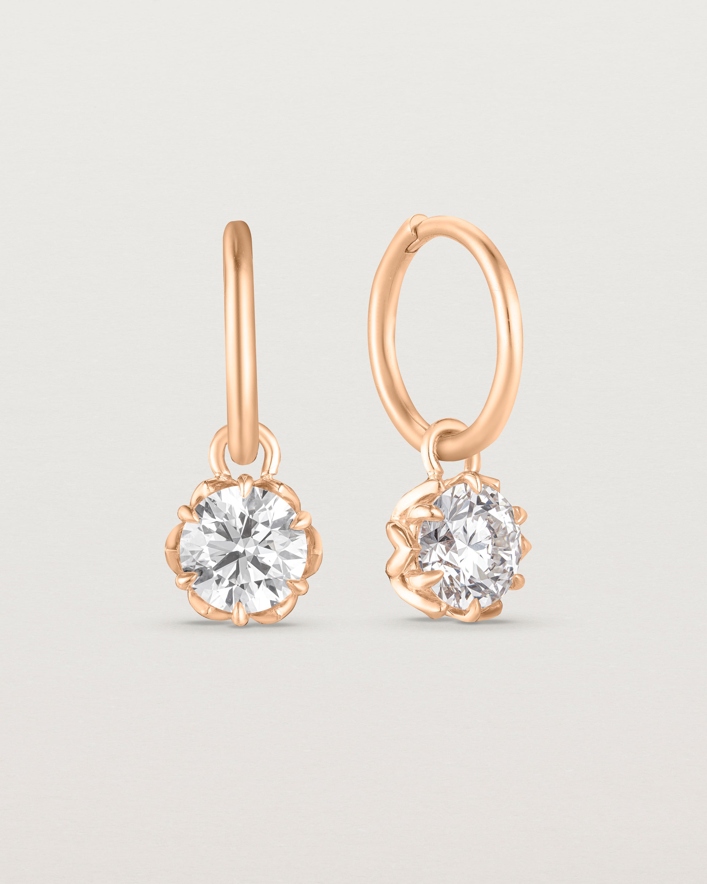 Eirene Hoops | Round Laboratory Grown Diamonds