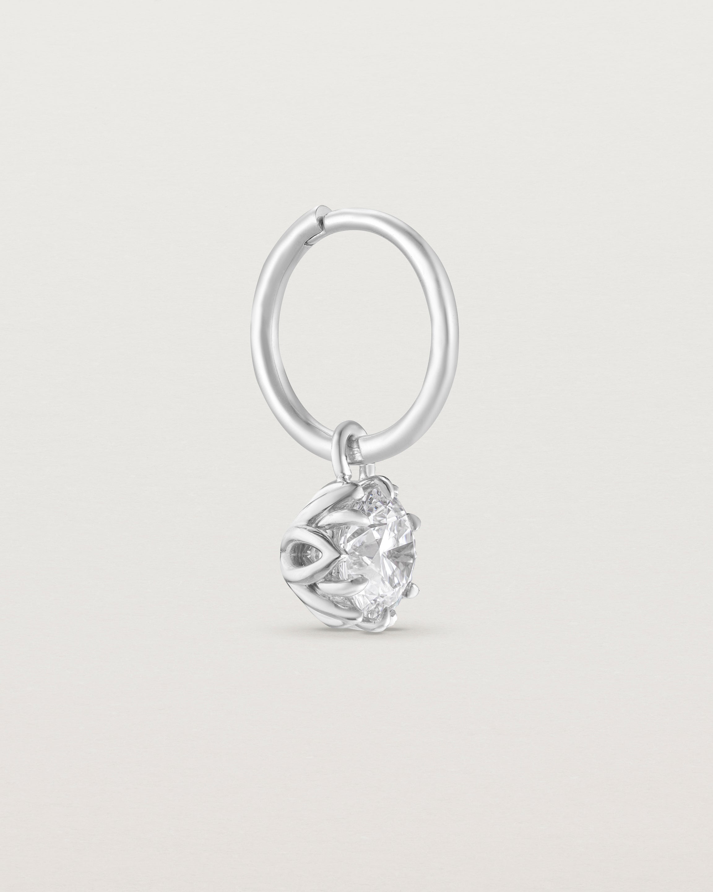 Eirene Hoops | Round Laboratory Grown Diamonds