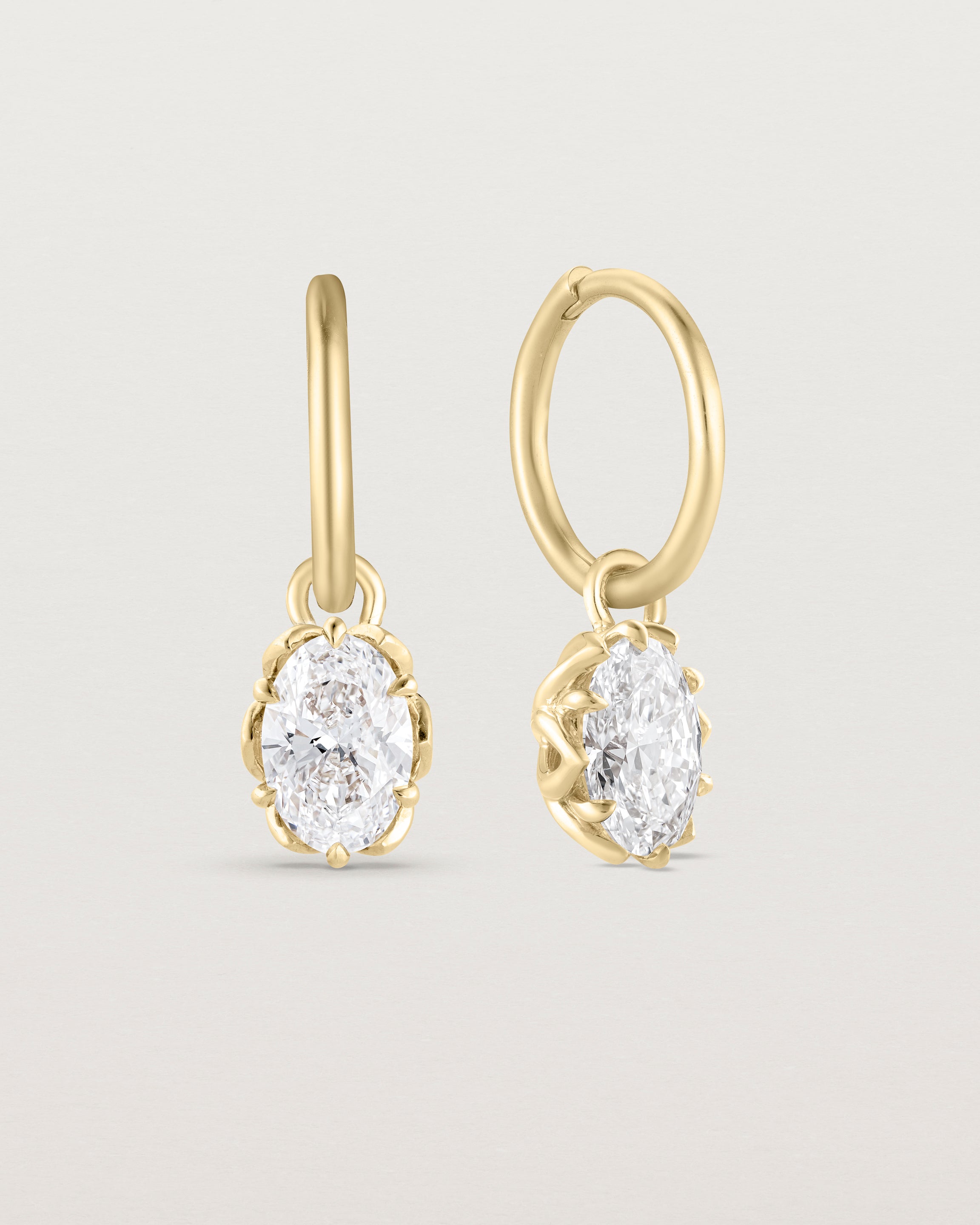 Eirene Hoops | Oval Laboratory Grown Diamonds