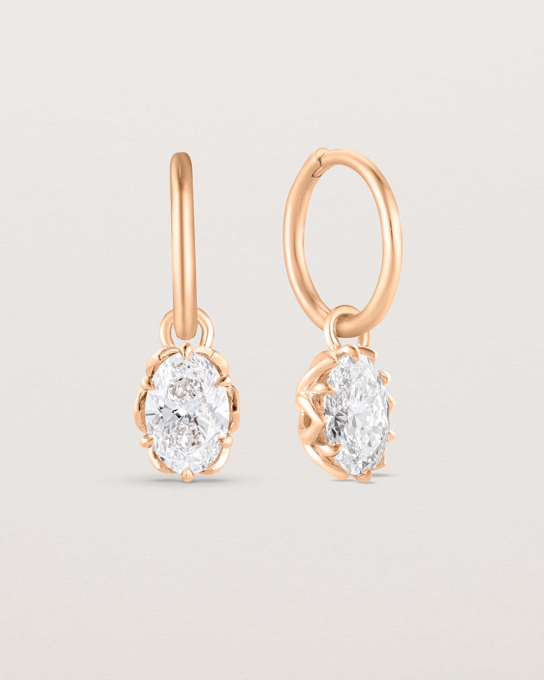 Eirene Hoops | Oval Laboratory Grown Diamonds