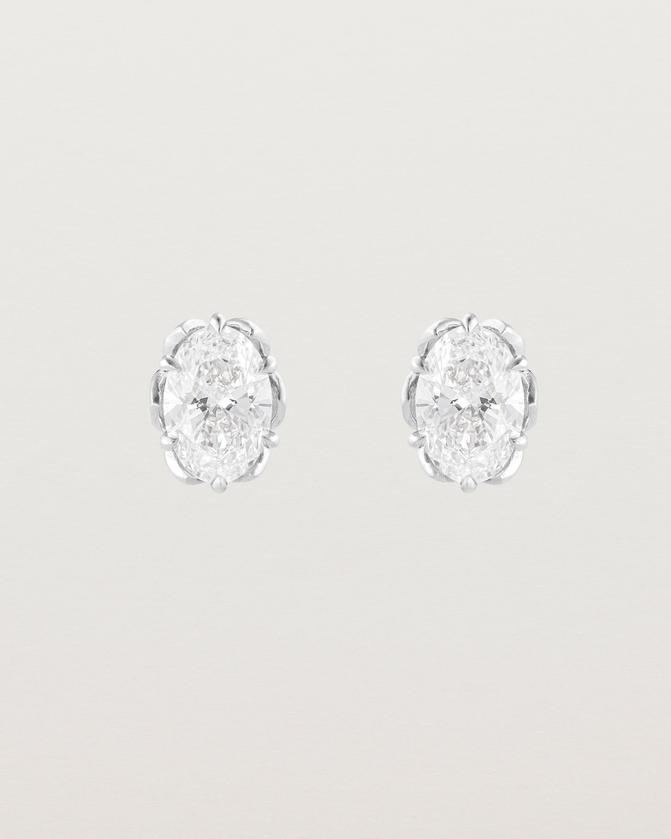 Eirene Studs | Oval Laboratory Grown Diamond