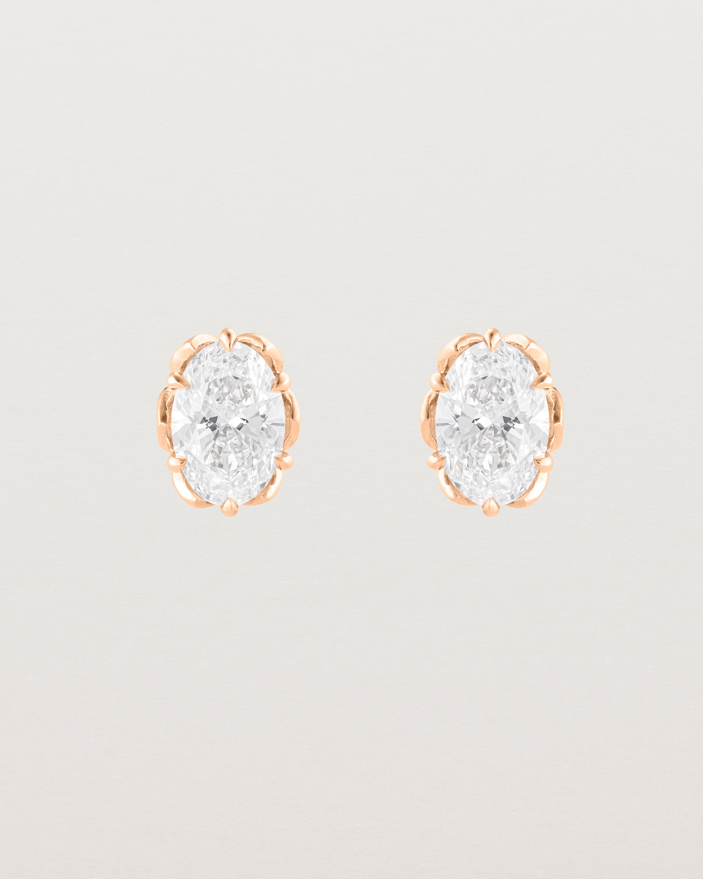 Eirene Studs | Oval Laboratory Grown Diamond