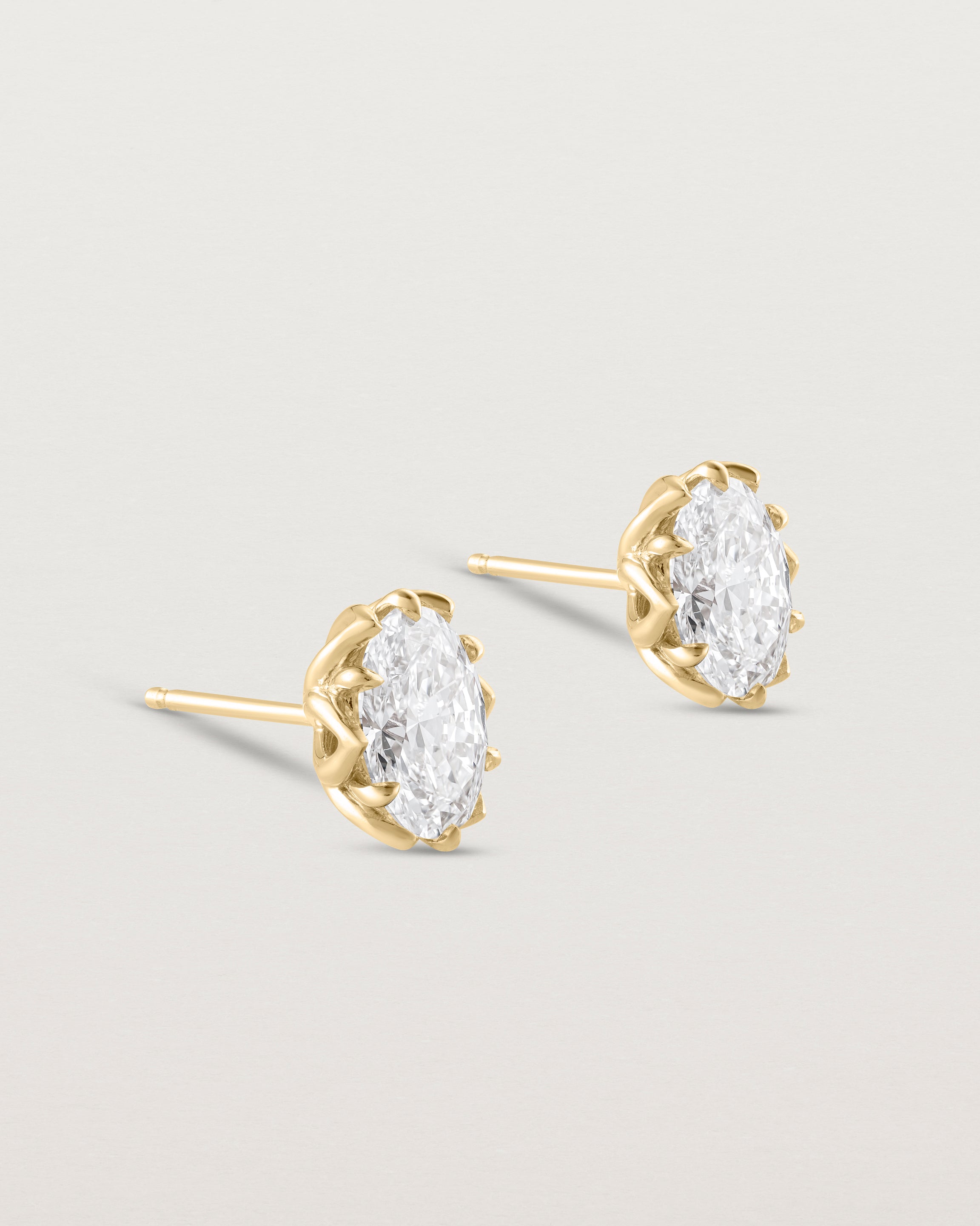 Eirene Studs | Oval Laboratory Grown Diamond