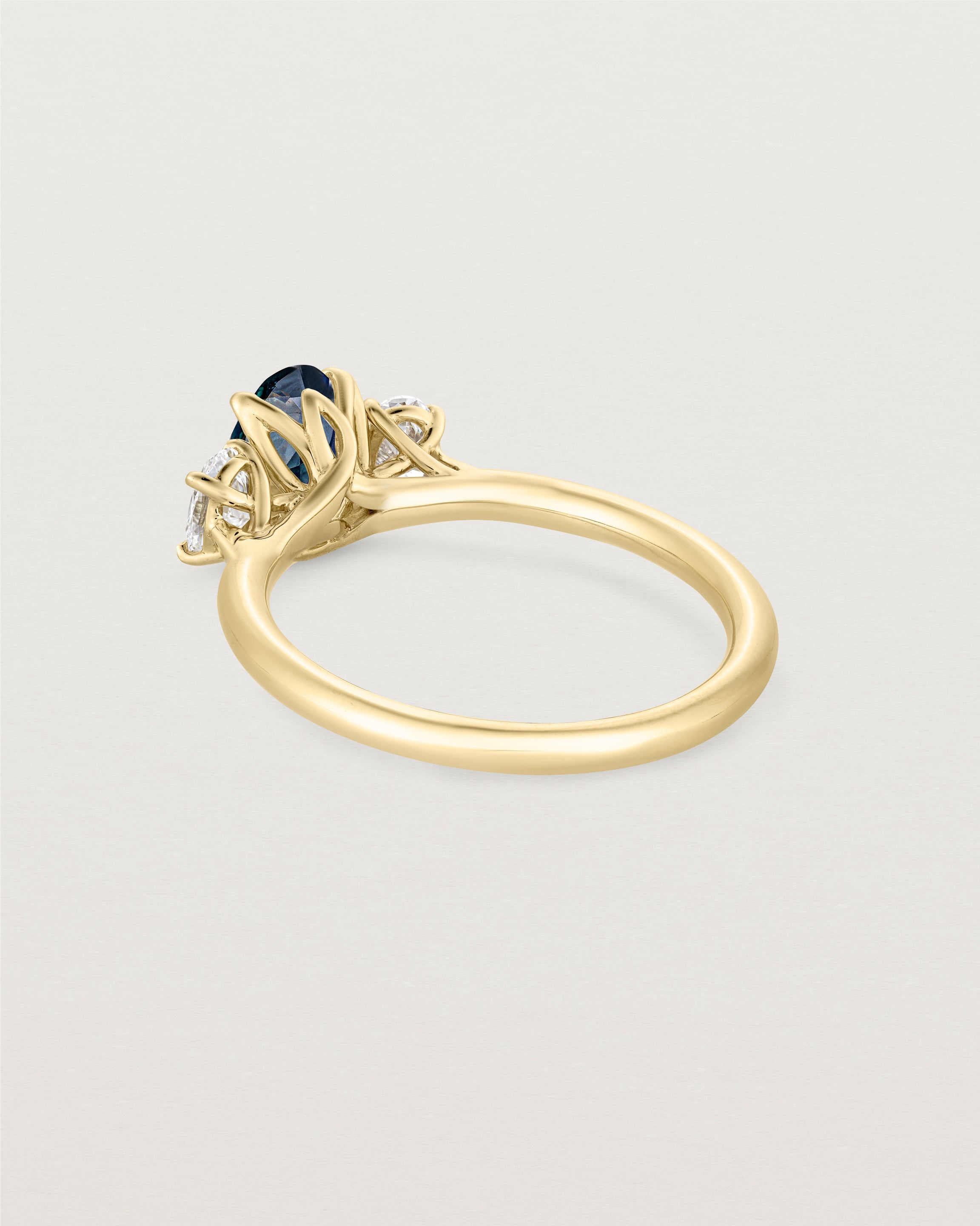 Eirene Trio | Oval Sapphires & Natural Diamonds