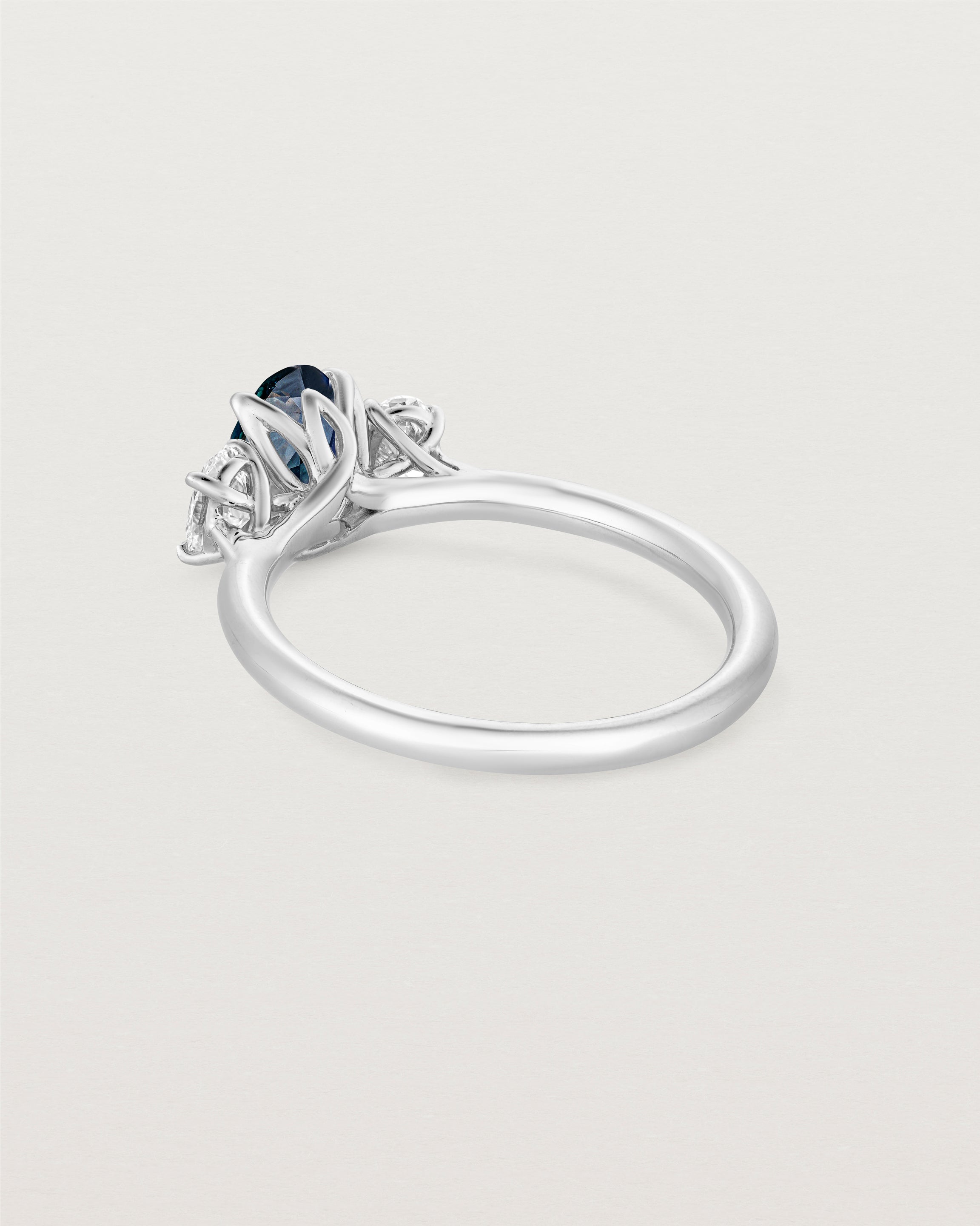 Eirene Trio | Oval Sapphires & Natural Diamonds