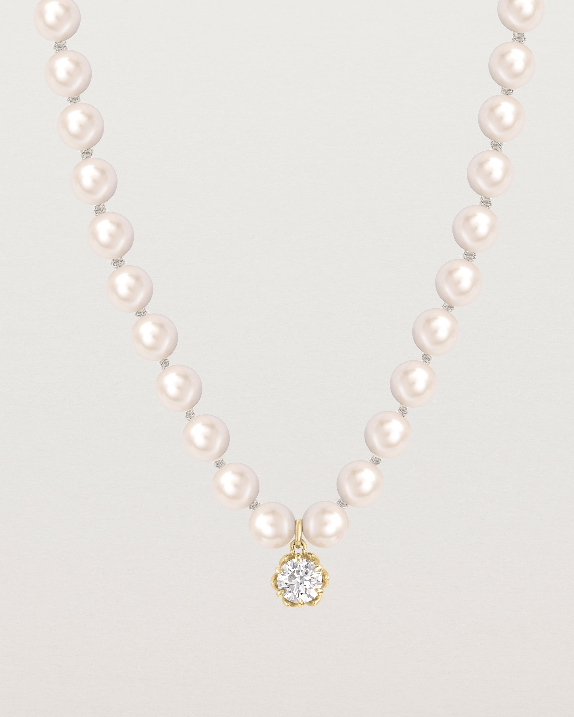 Margaux Necklace | Pearl & Laboratory Grown Diamond