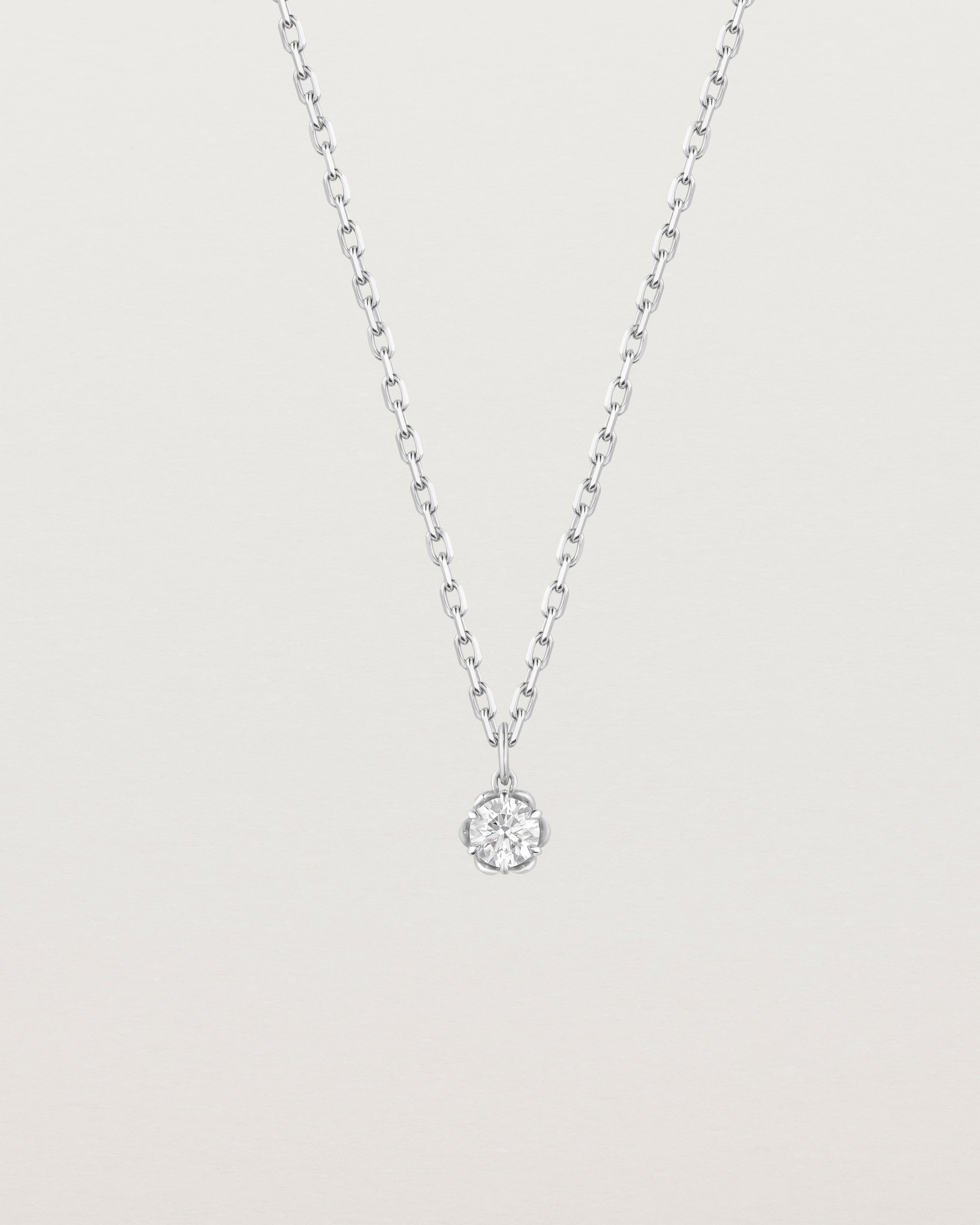 Eirene Necklace | Round Laboratory Grown Diamond