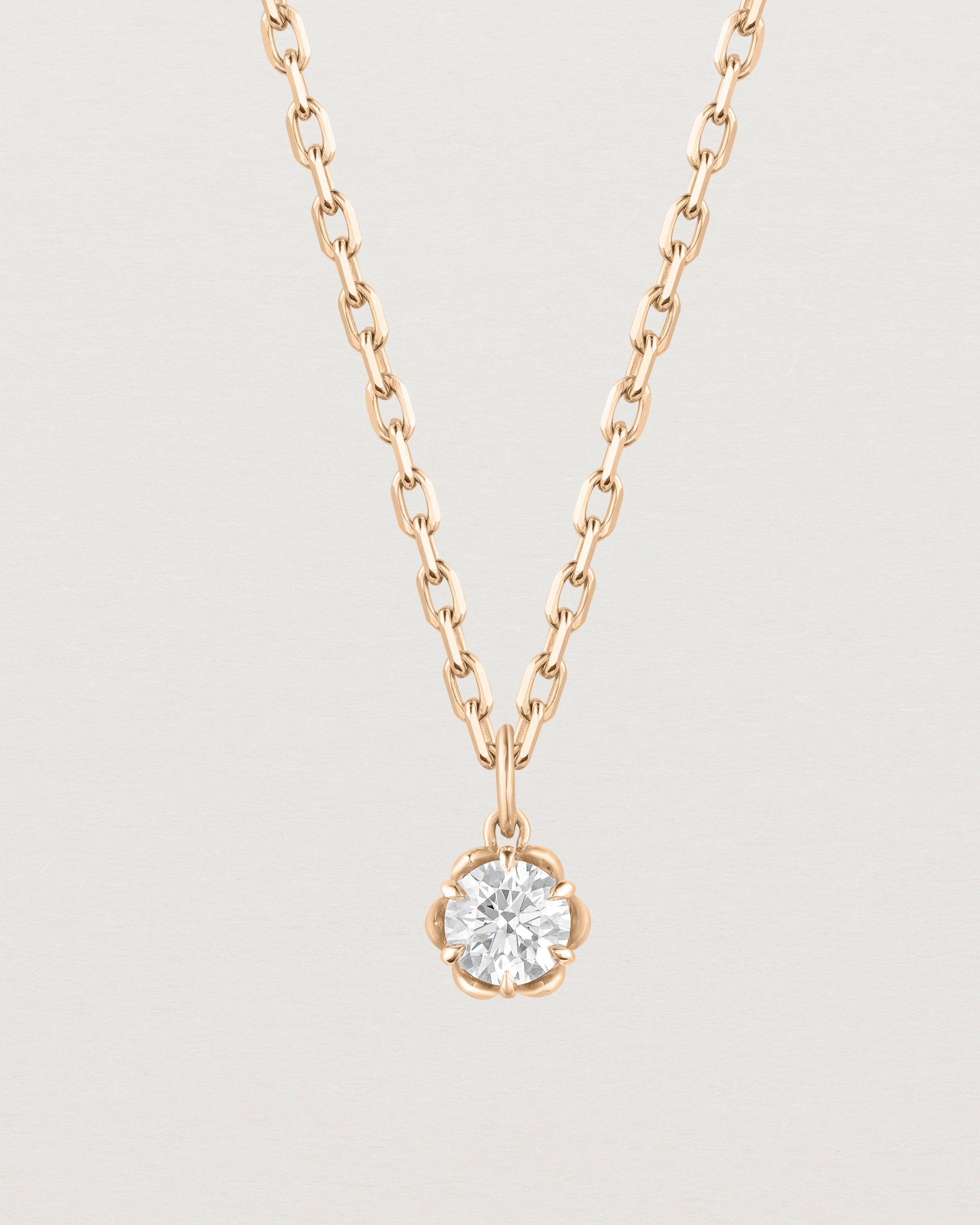 Eirene Necklace | Round Laboratory Grown Diamond
