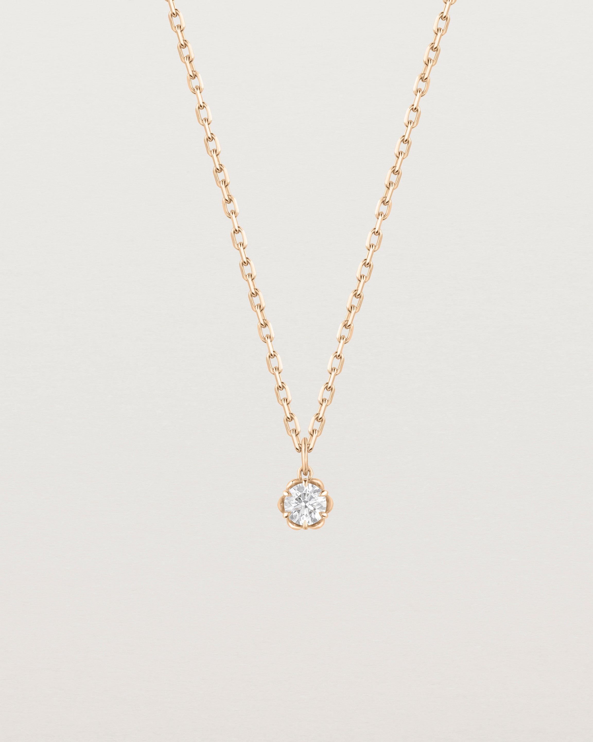 Eirene Necklace | Round Laboratory Grown Diamond