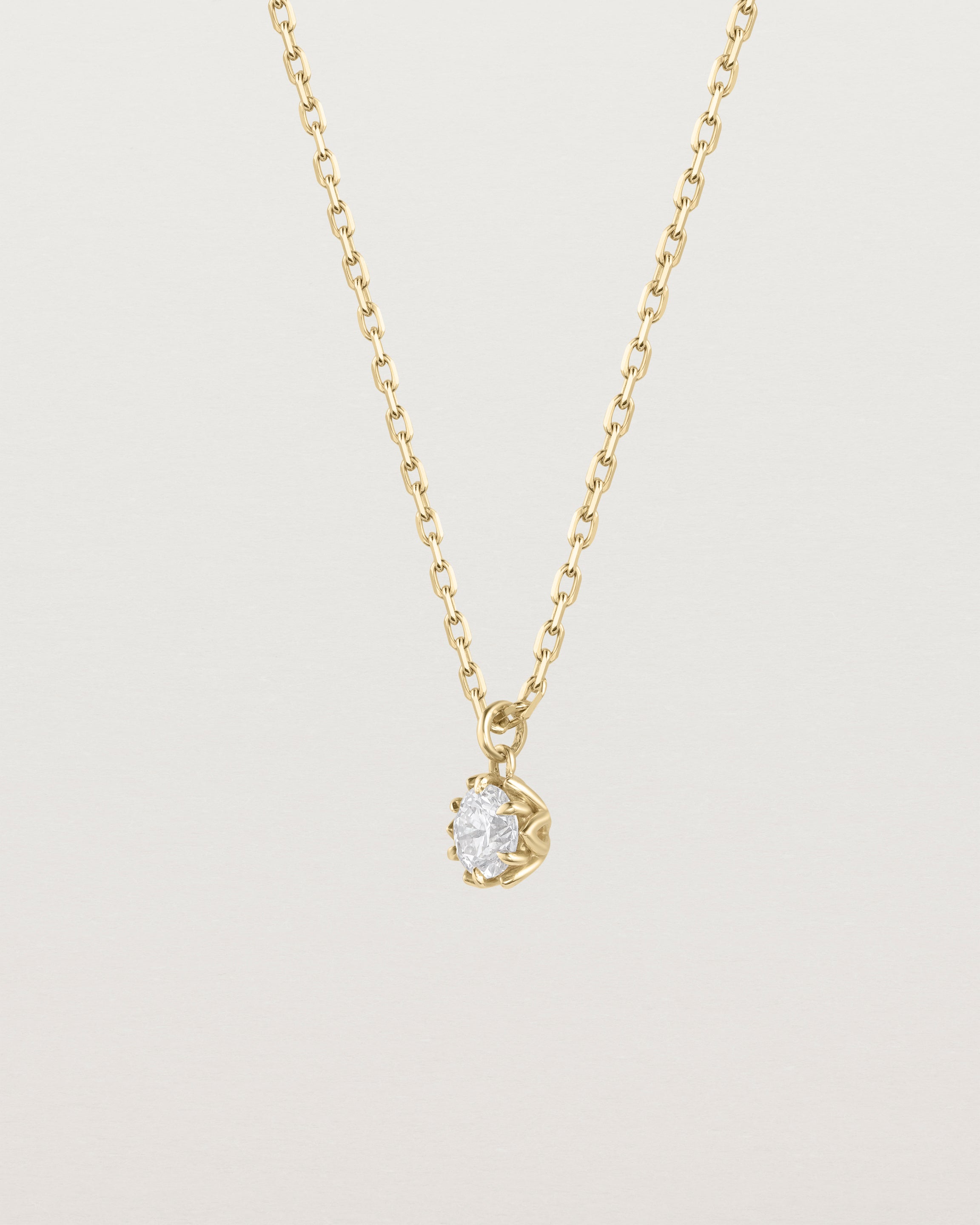 Eirene Necklace | Round Laboratory Grown Diamond