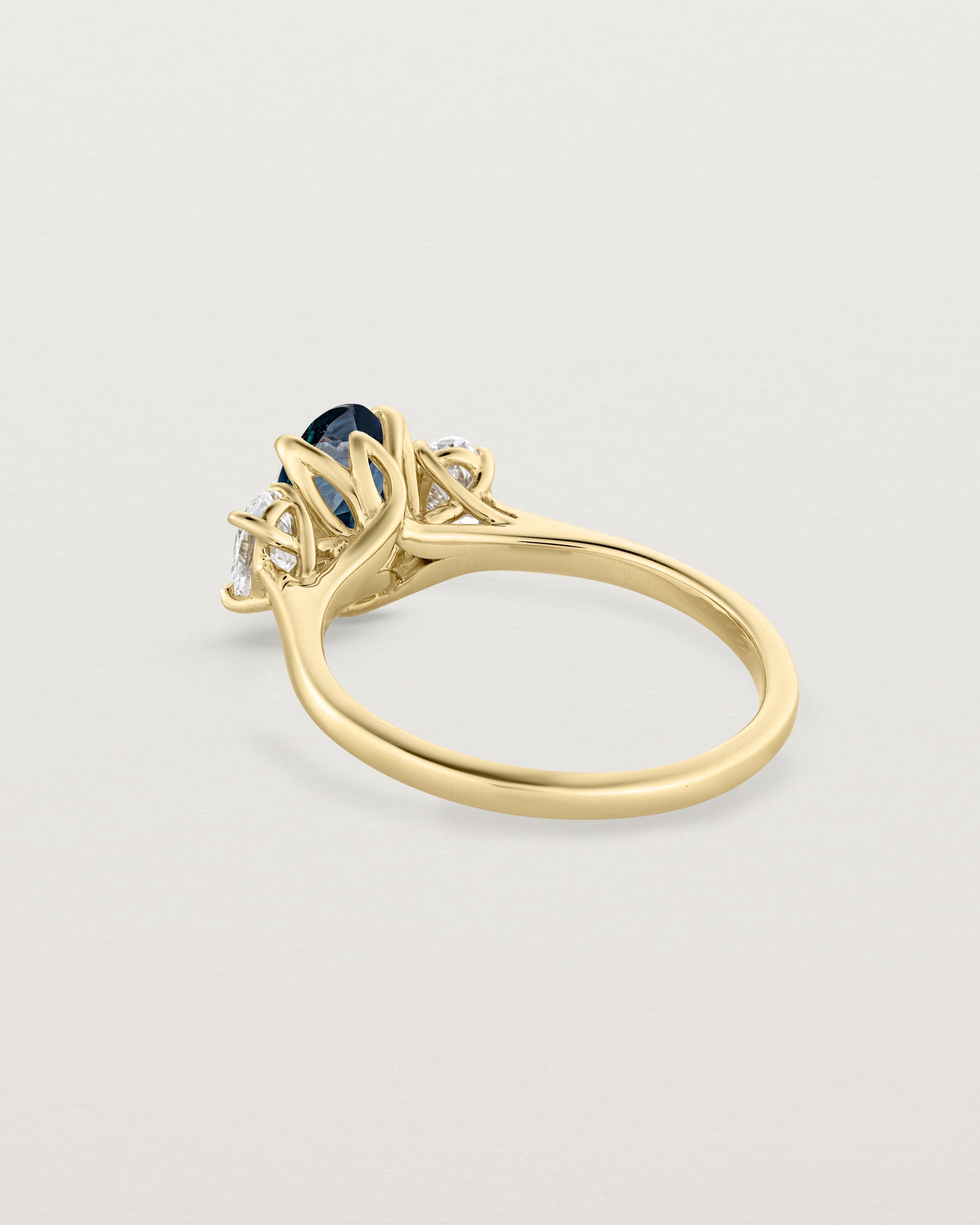 Eirene Trio | Oval Sapphires & Natural Diamonds