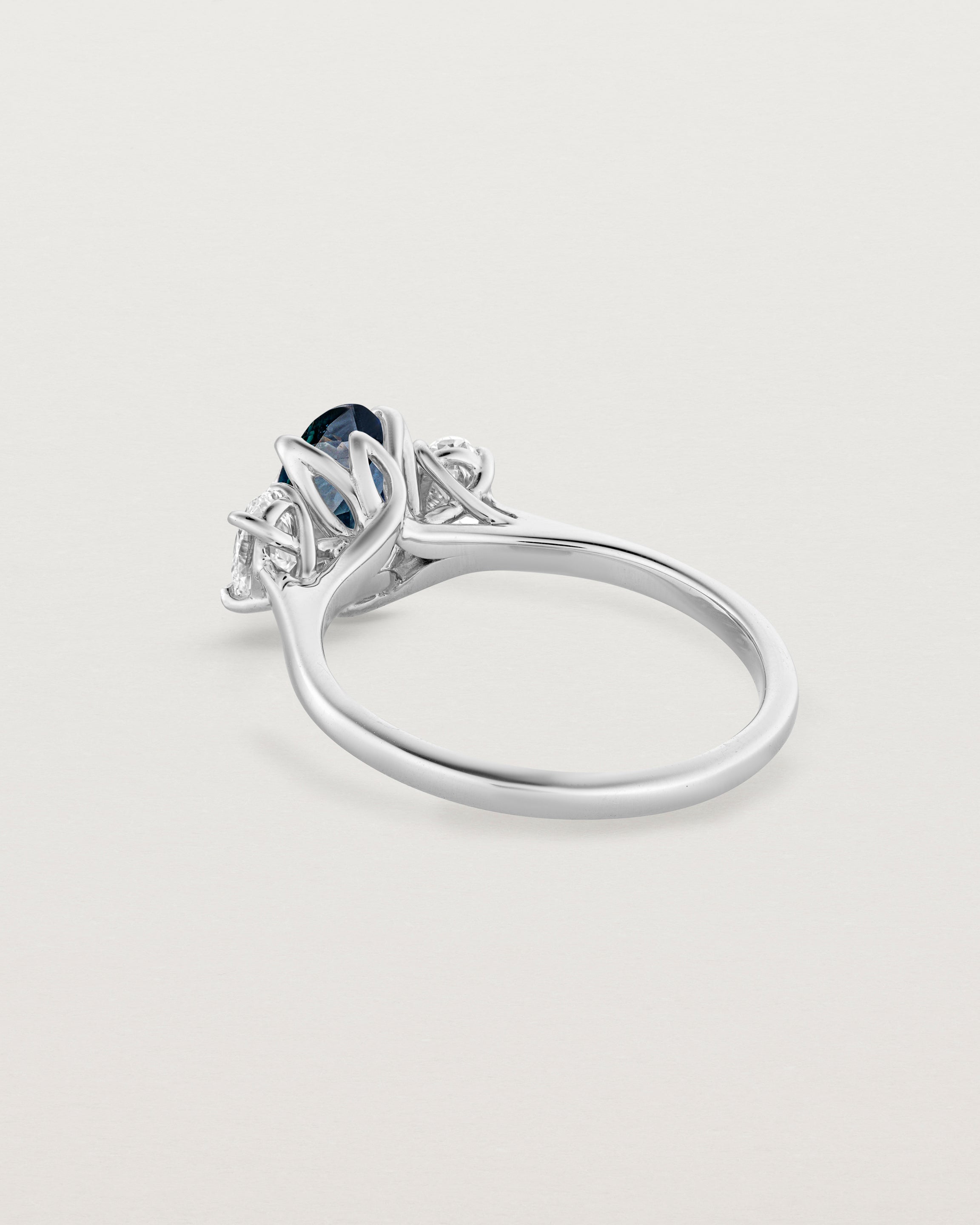 Eirene Trio | Oval Sapphires & Natural Diamonds