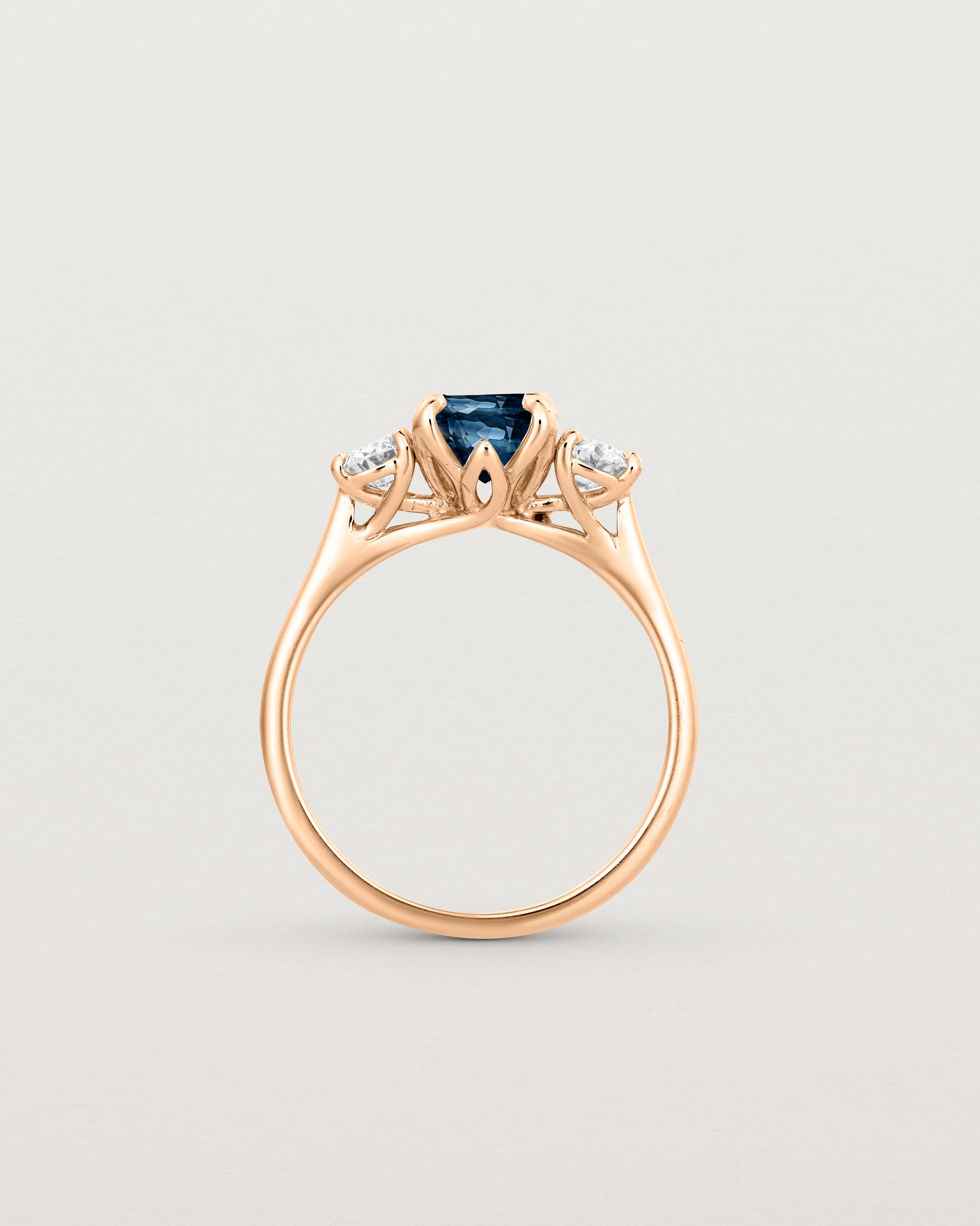 Eirene Trio | Oval Sapphires & Natural Diamonds