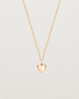 Front image of the ella necklace in rose gold