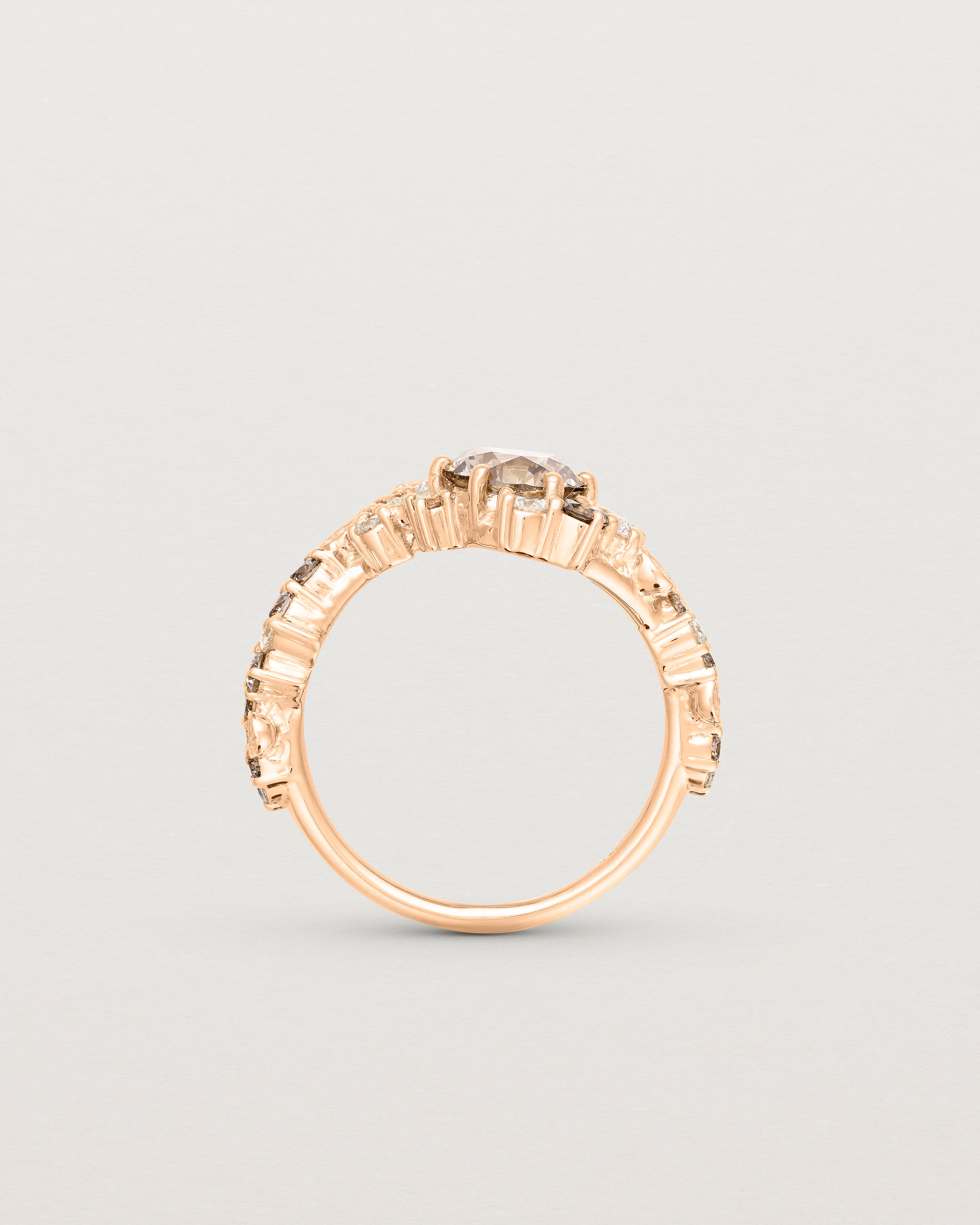 Alba Cluster Ring | Australian Champagne Diamond
