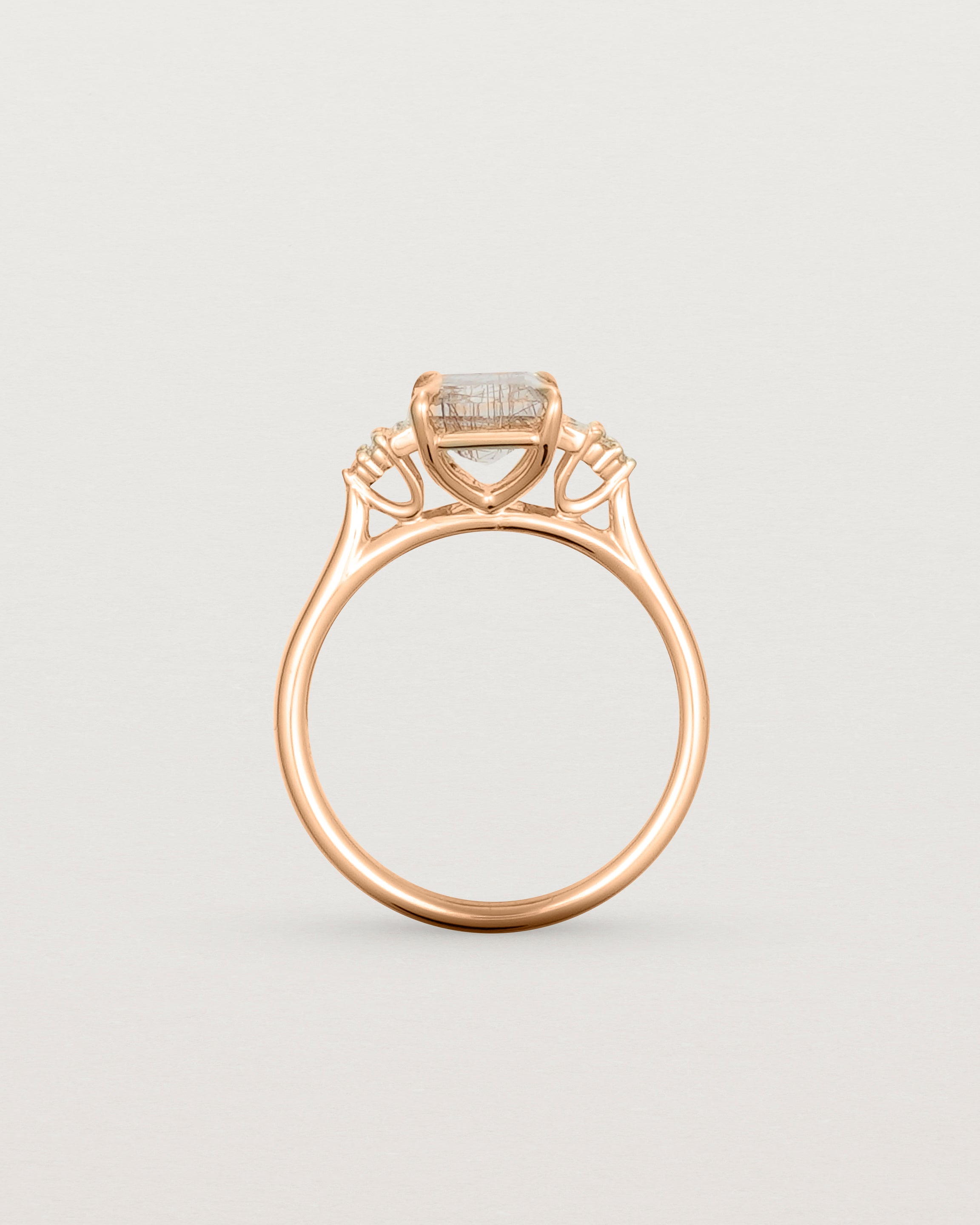 Elodie Ring | Rutilated Quartz & Diamonds