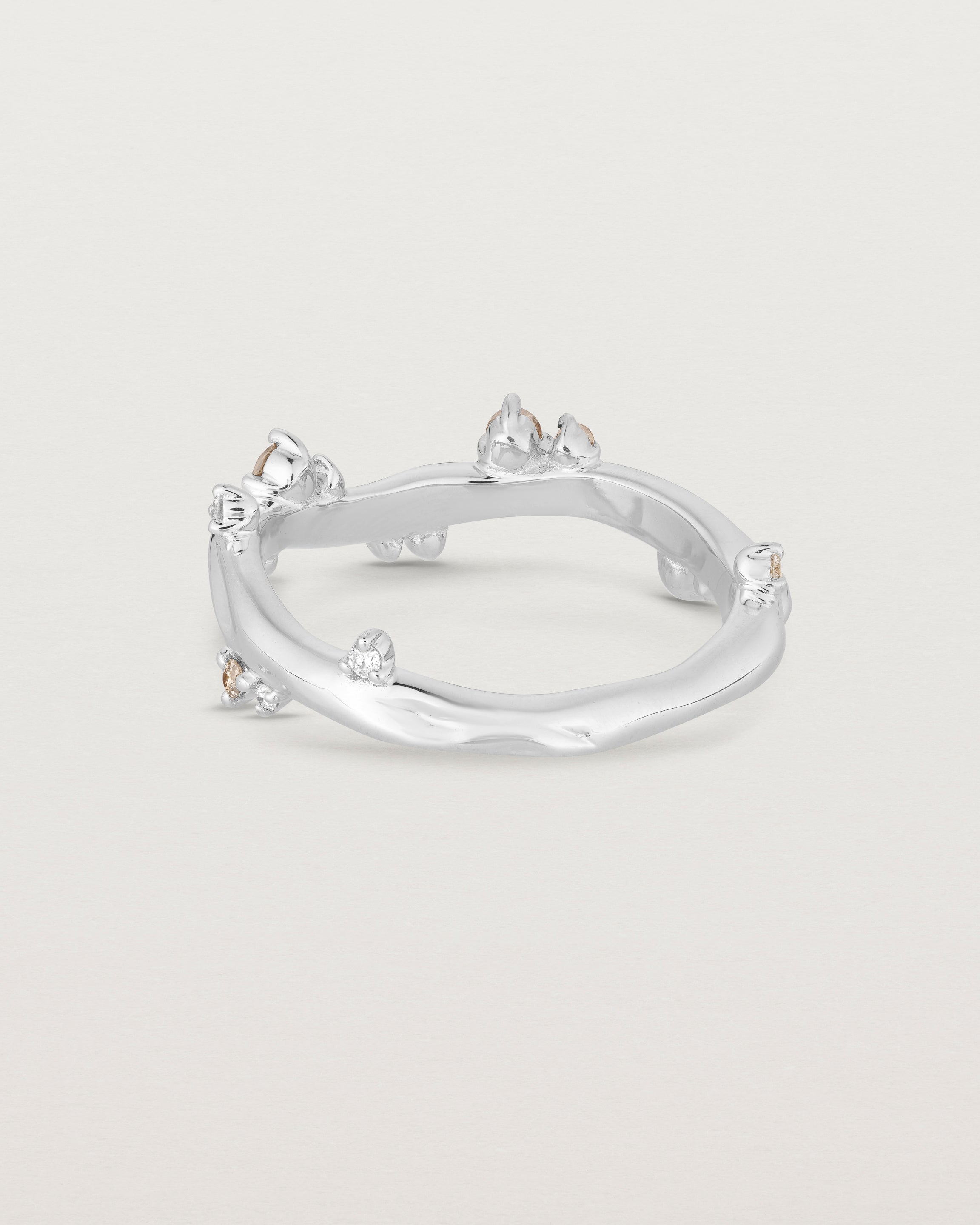 Ember Ring | Champagne & White Diamonds