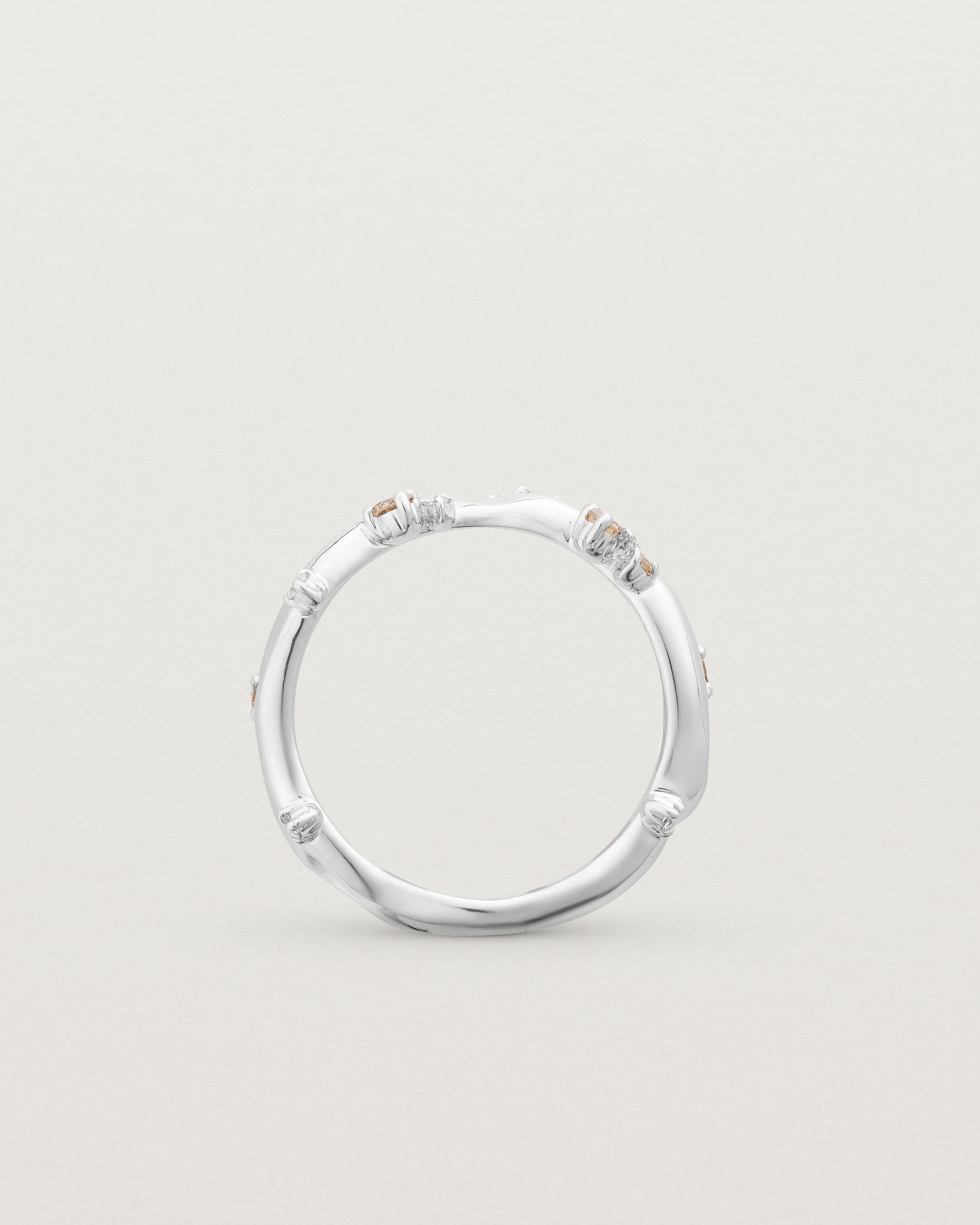 Ember Ring | Champagne & White Diamonds