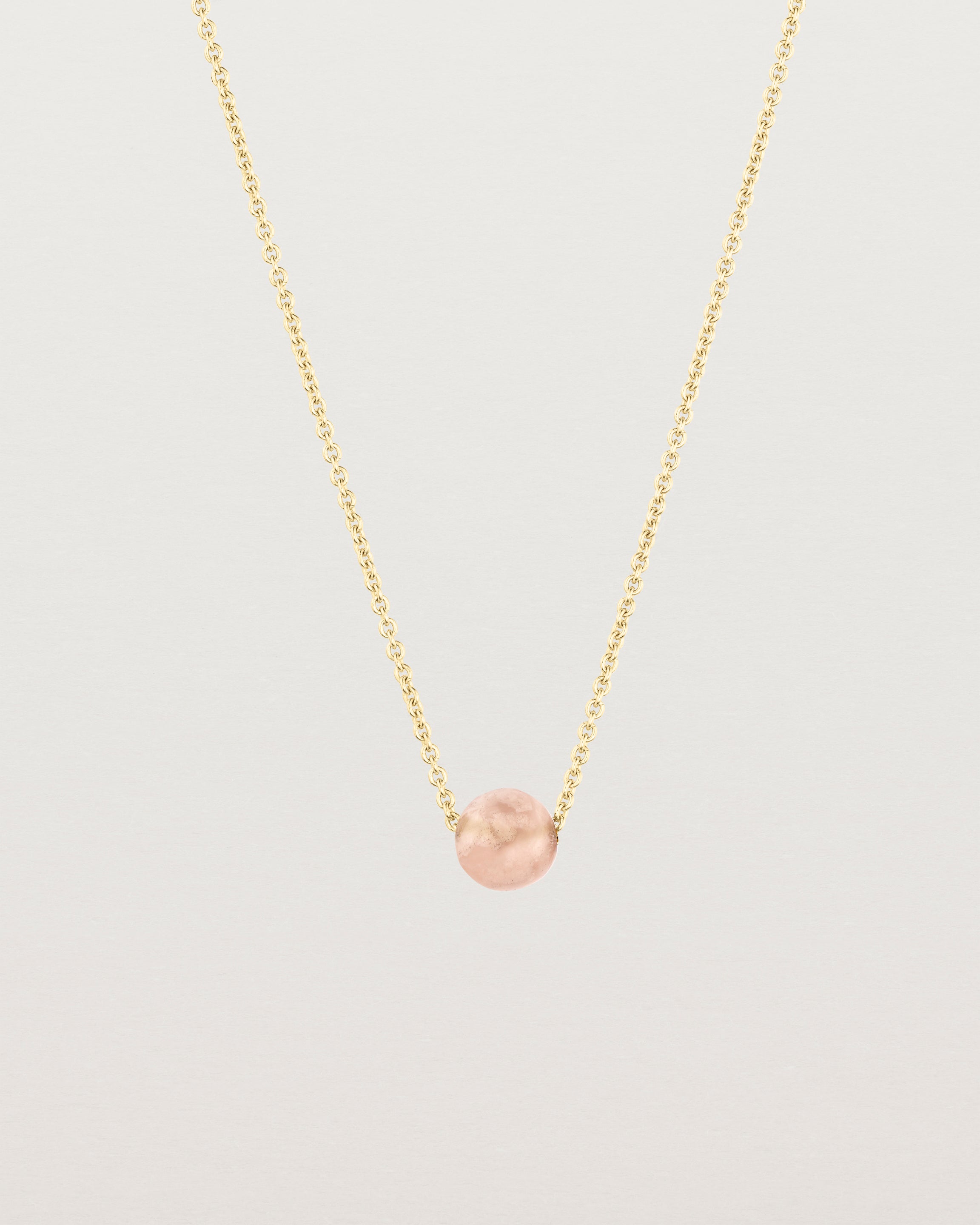 Ena Necklace | Cherry Blossom Agate