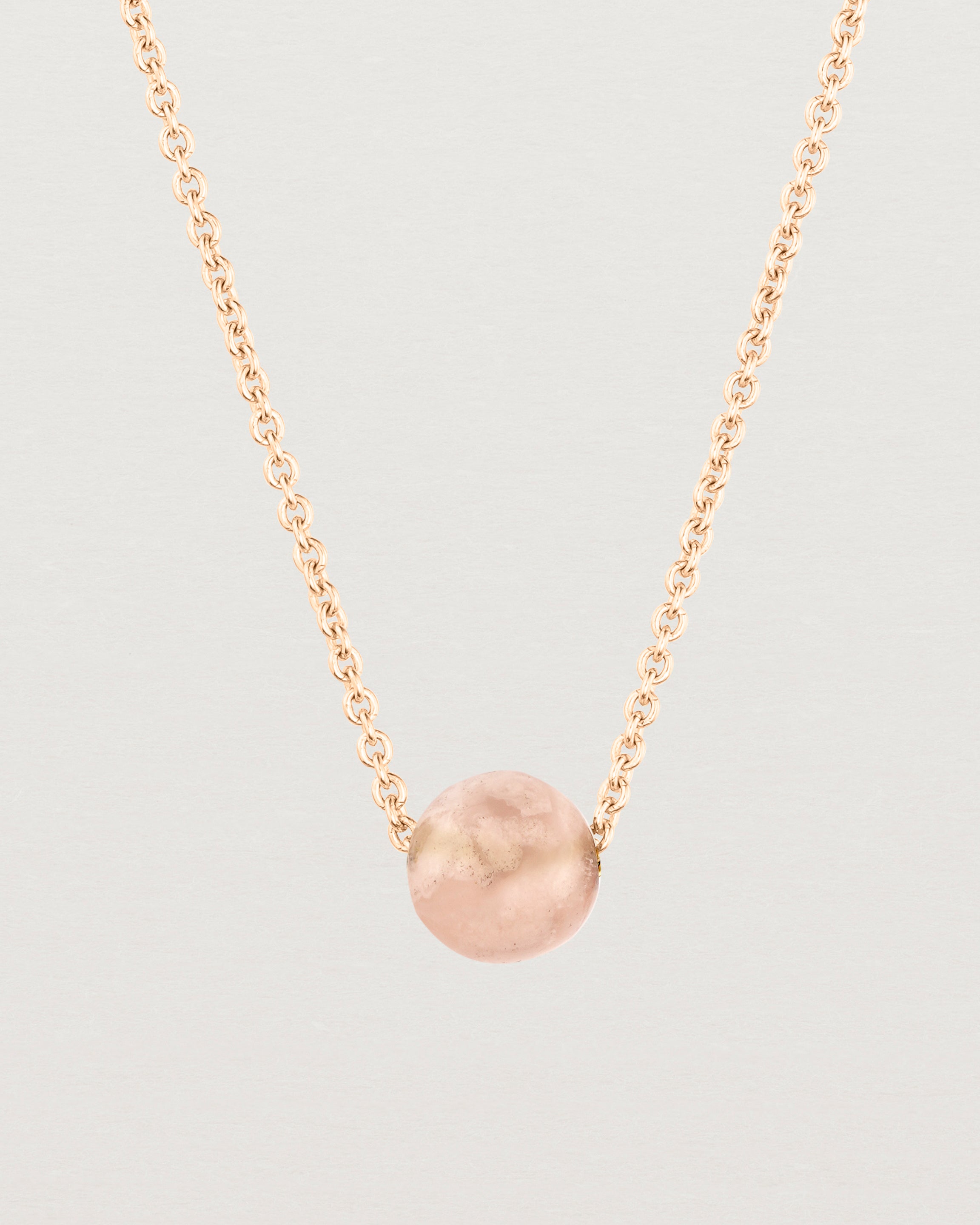 Ena Necklace | Cherry Blossom Agate