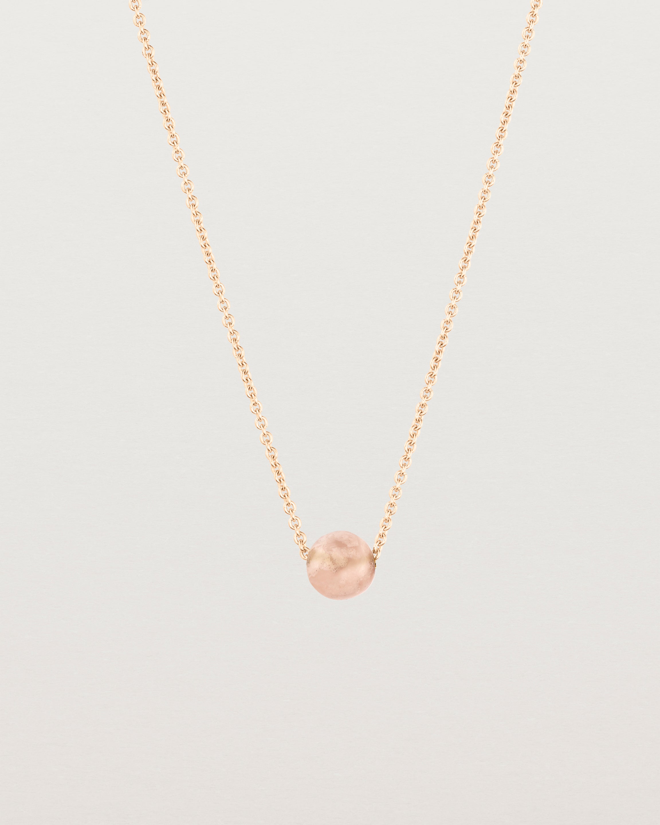 Ena Necklace | Cherry Blossom Agate