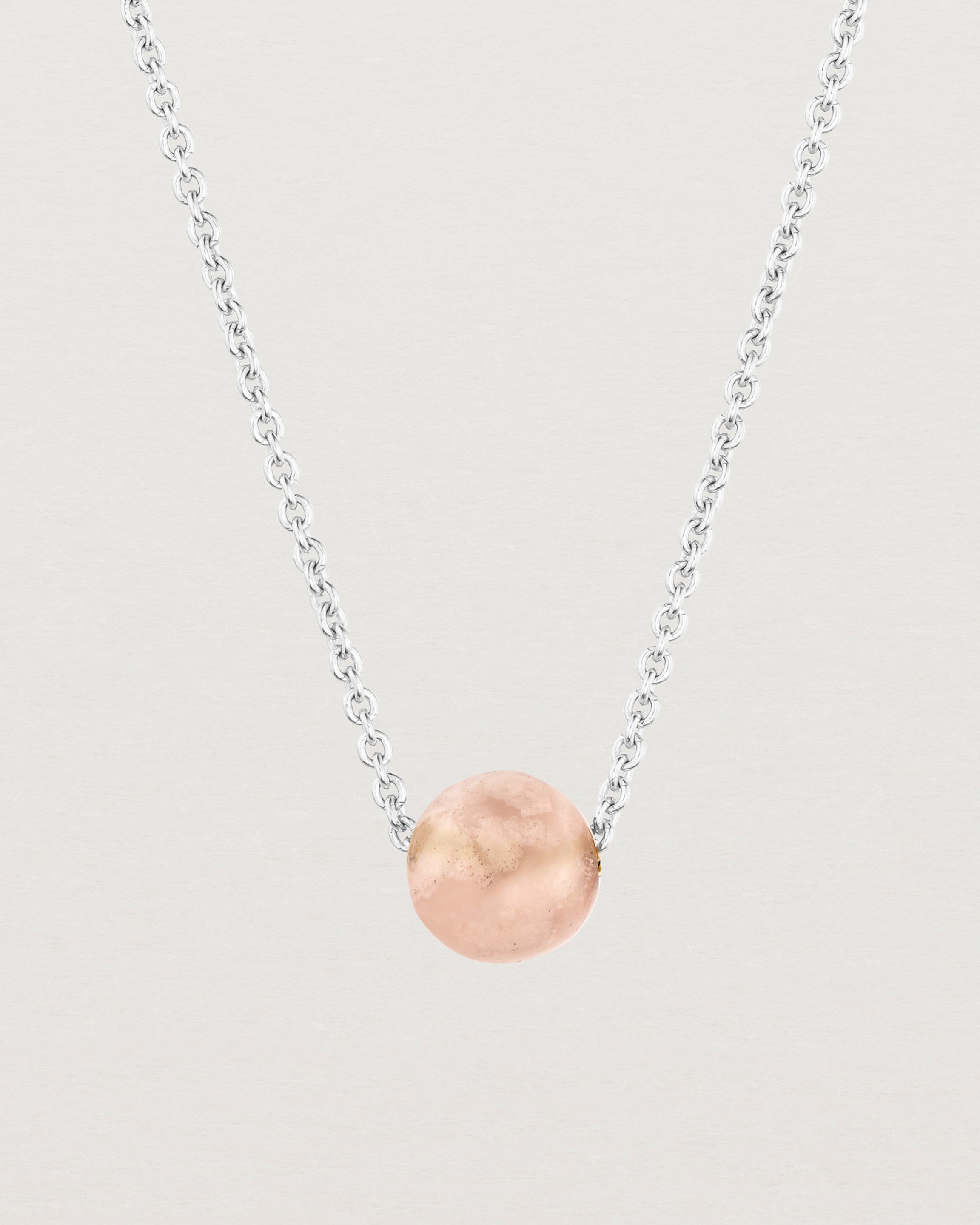 Ena Necklace | Cherry Blossom Agate