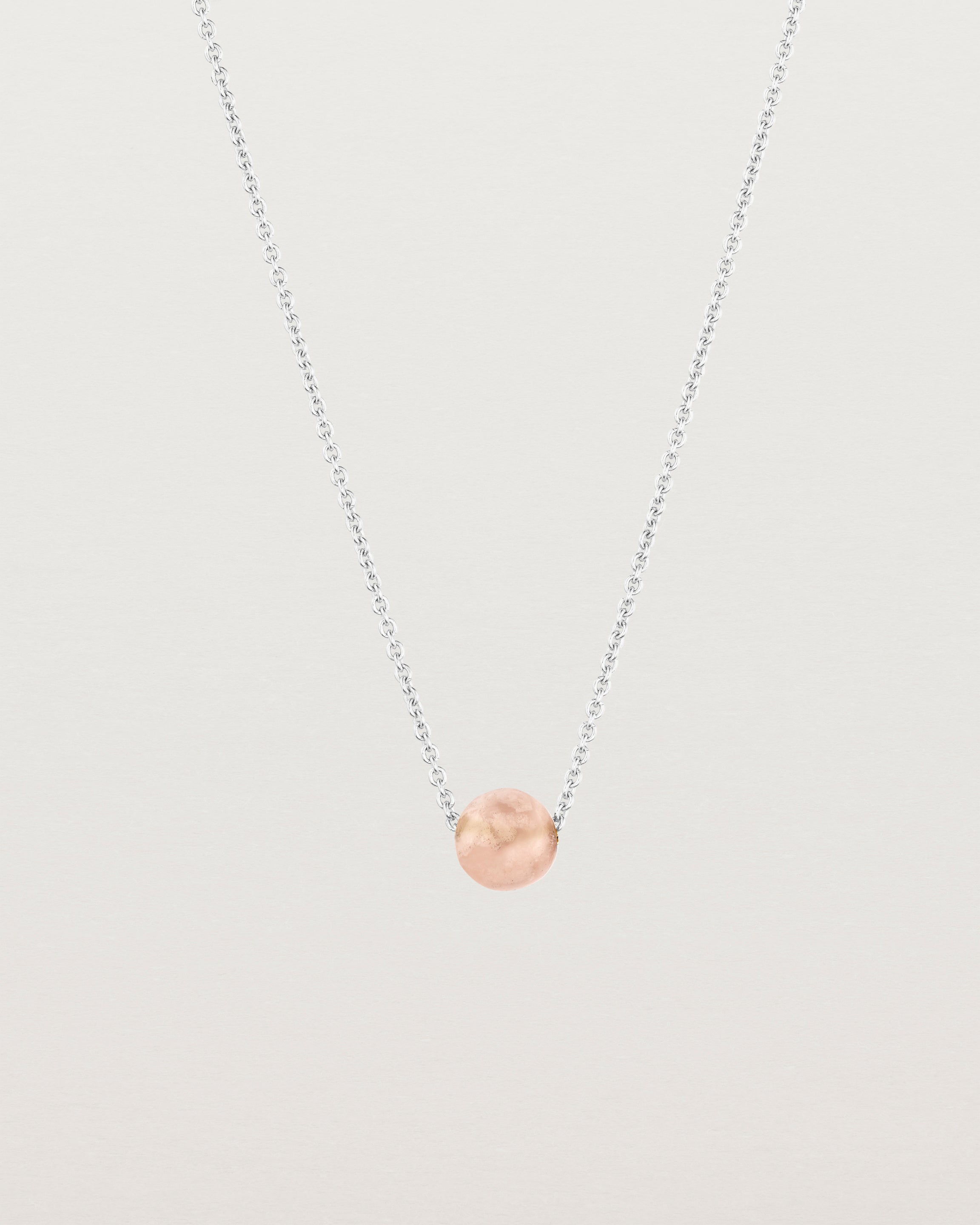 Ena Necklace | Cherry Blossom Agate