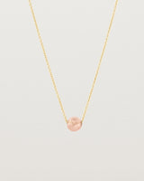 Ena Necklace | Cherry Blossom Agate