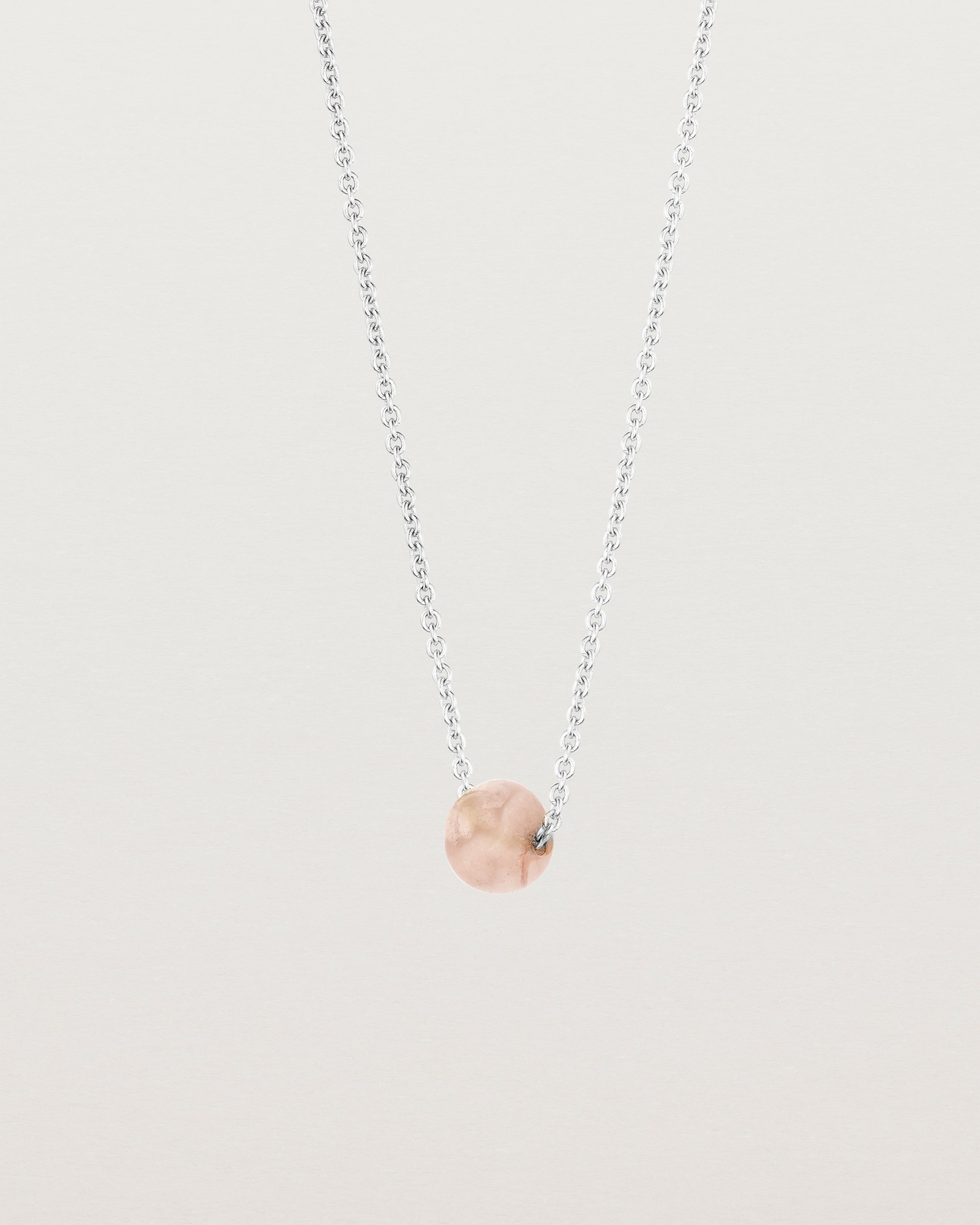 Ena Necklace | Cherry Blossom Agate