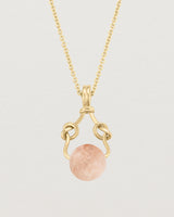 Ensō Necklace | Cherry Blossom Agate