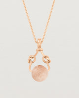 Ensō Necklace | Cherry Blossom Agate