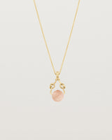 Ensō Necklace | Cherry Blossom Agate