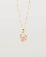 Ensō Necklace | Cherry Blossom Agate