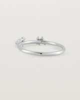 Back view of the Etta Cluster Ring | Diamonds in White Gold.