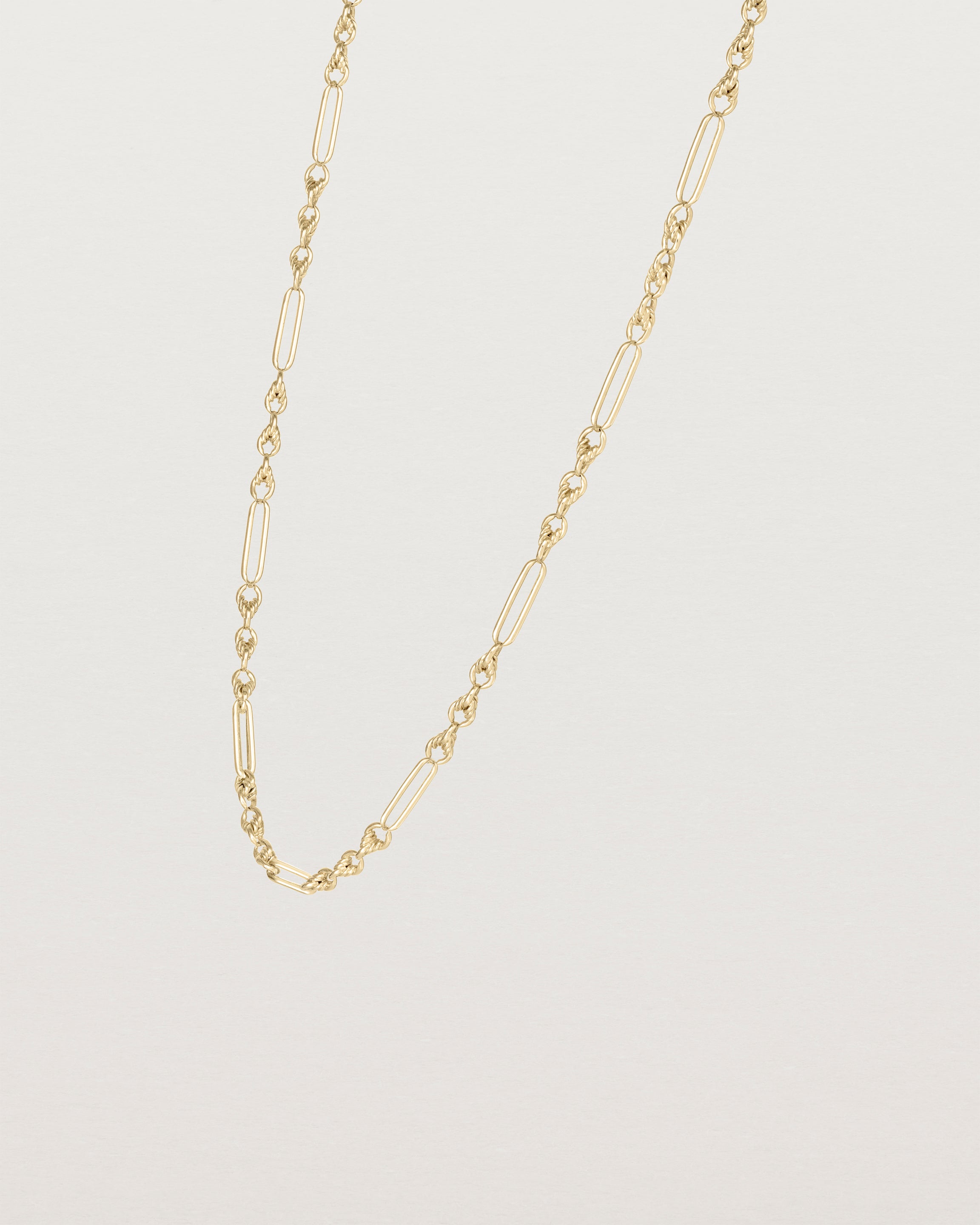 Angled view of the Helena Vintage Necklace.