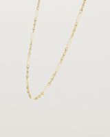 Angled view of the Helena Vintage Necklace.