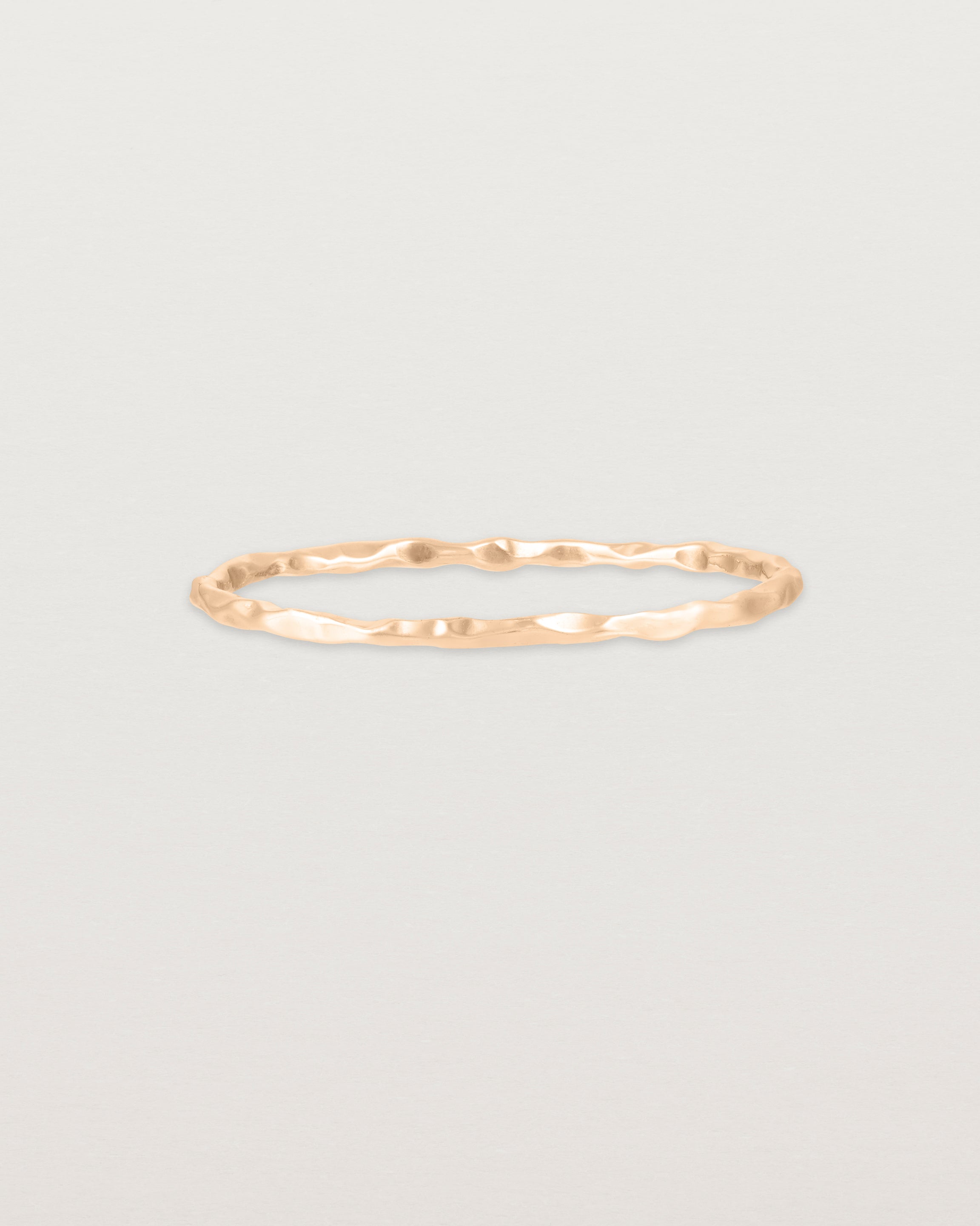 Fine Stacking Ring Rose Gold Natalie Marie Jewellery