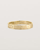 Front view of the Naum Stacking Ring | Fine in Yellow Gold.