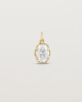 Queenie Charm Necklace | Oval Laboratory Grown Diamond