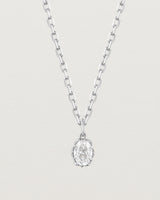 Eirene Necklace | Oval Laboratory Grown Diamond