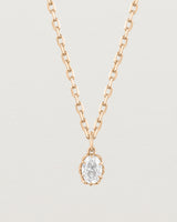 Eirene Necklace | Oval Laboratory Grown Diamond