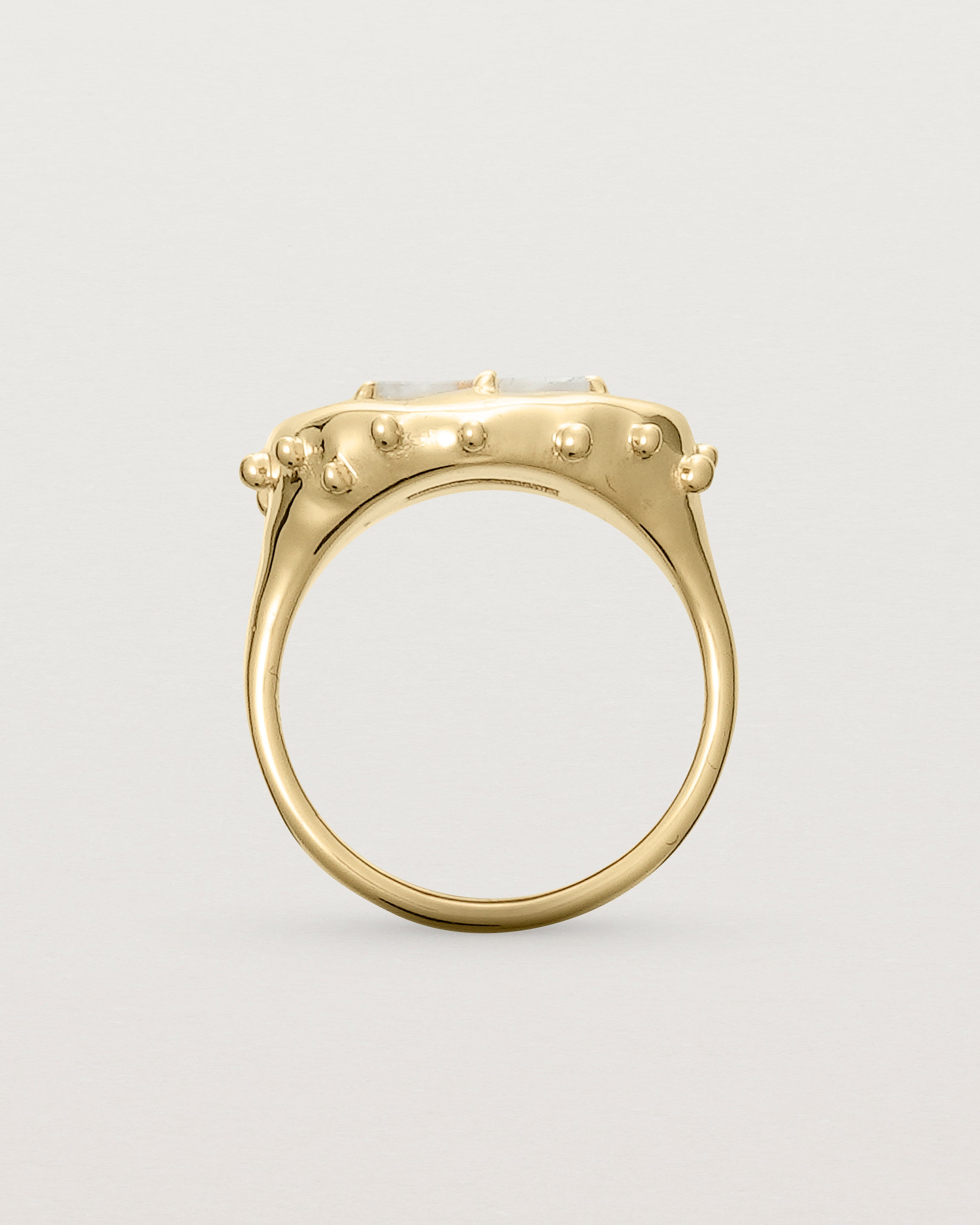 Standing view of the From Thought to Form | Gold in Quartz | Yellow Gold.