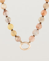 Sana Charm Necklace | Cherry Blossom Agate
