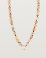 Sana Charm Necklace | Cherry Blossom Agate
