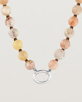 Sana Charm Necklace | Cherry Blossom Agate