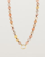 Sana Charm Necklace | Cherry Blossom Agate