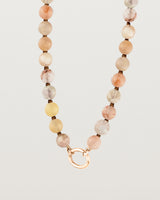 Sana Charm Necklace | Cherry Blossom Agate