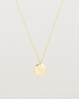 Full view of the Golden Wattle Necklace | Yellow Gold.