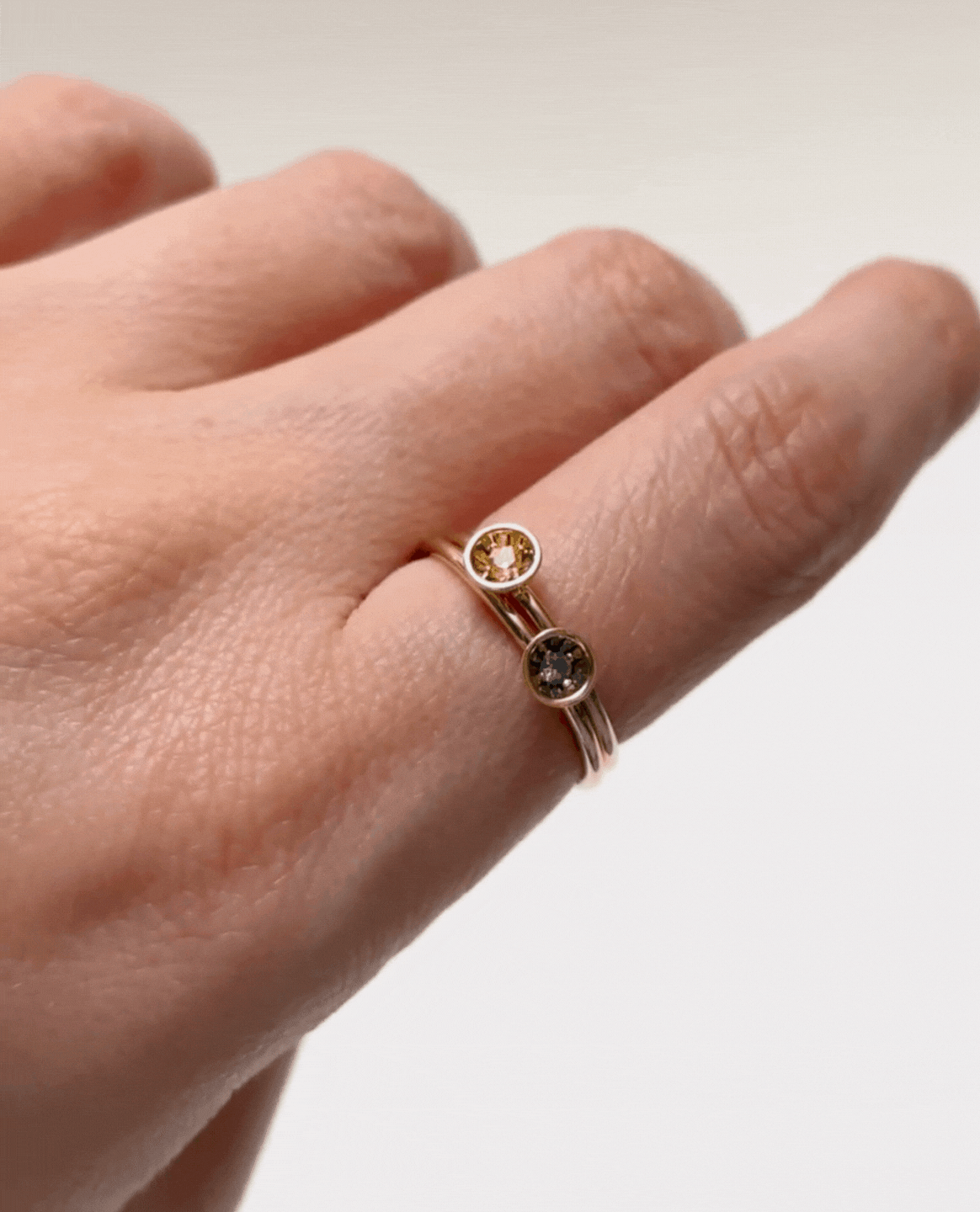 Patera Stacking Ring | Birthstone